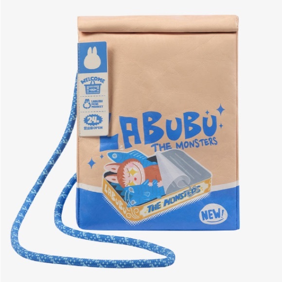 Pop Mart Labubu The Monsters Wacky Mart Series Messenger Bag Authentic - Picture 2 of 11